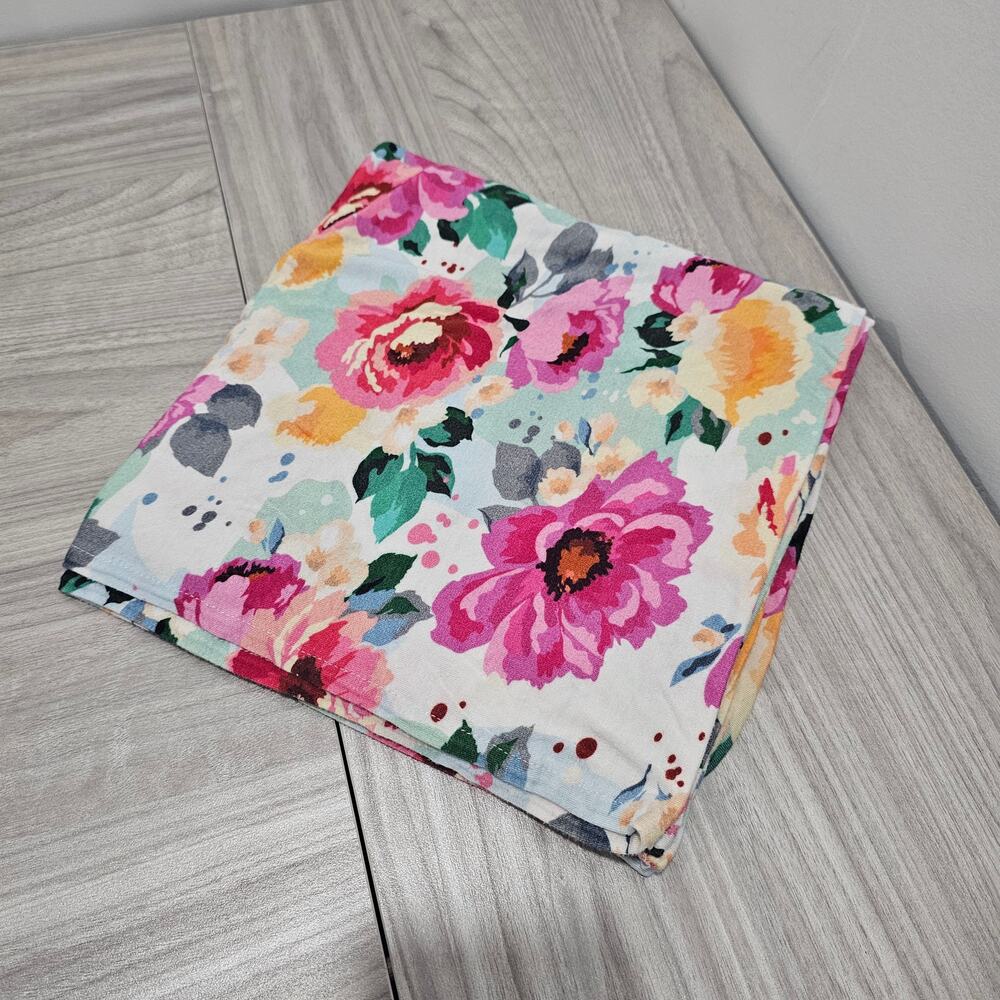 Posh Peanut Fuchsia Wildflower Swaddle Blanket Bamboo Pink Orange Green Blue